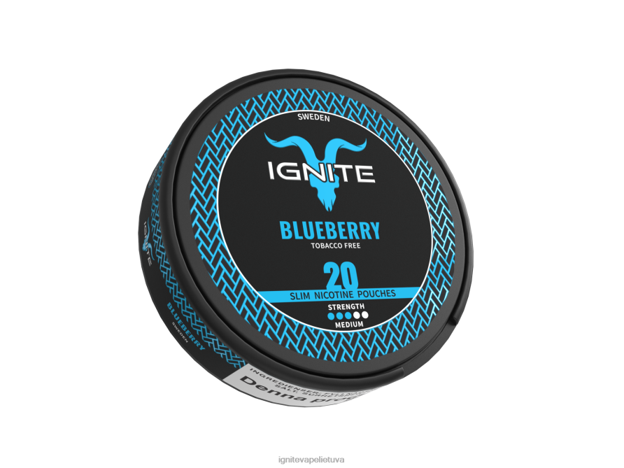 IGNITE nikotino maišeliai P2DT6165 IGNITE vape sales mėlynių