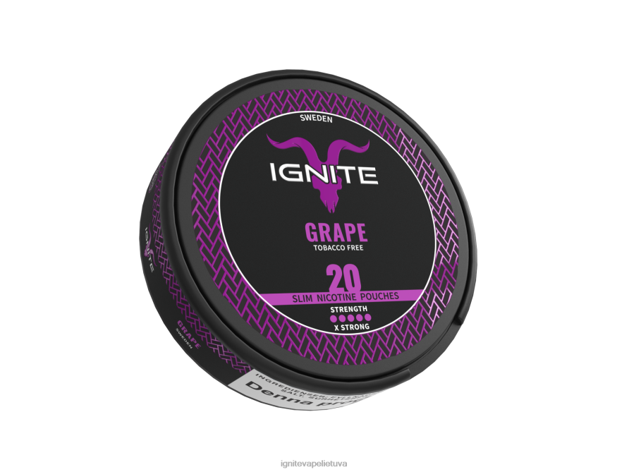 IGNITE nikotino maišeliai P2DT6174 IGNITE vape price Vynuogė